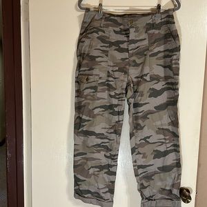 Camo cargo pants